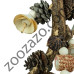 Играчка за Папагали, лиана и естествени продукти, 35 см. - Back Zoo Nature